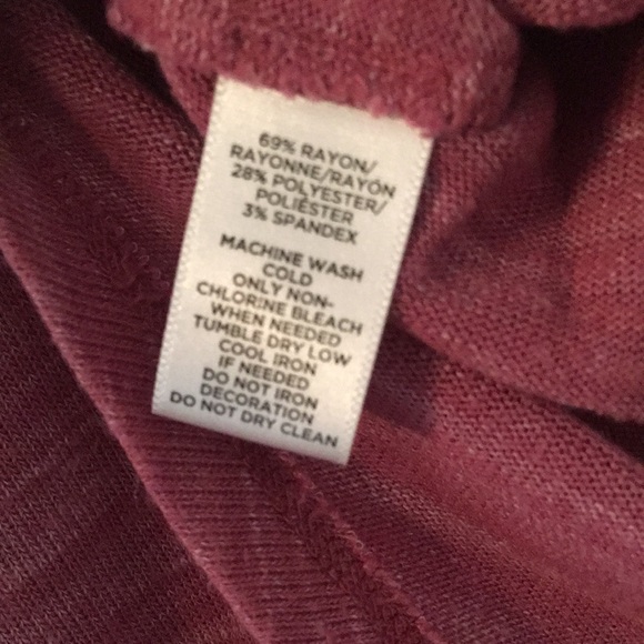 LOFT sweater with Flare Sleeves and Tie-Back. Heathered Pink. - Picture 5 of 6